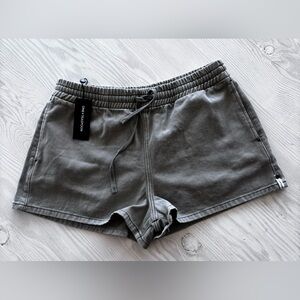 One Teaspoon Denim Boxer Shorts Size Medium In Kahki